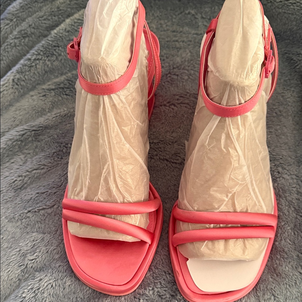 Elegant Coral Women's Sandals